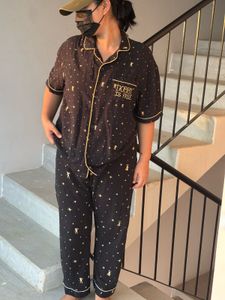 Cozy Star Print Pajama Set( Harry Potter)