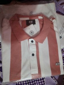 HM striped polo tshirt
