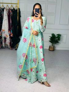 Trending Full Flair Stitched Gown