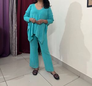 Stylish Turquoise Co-ord Set