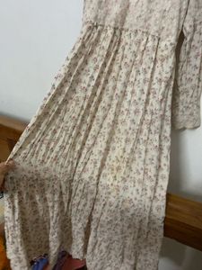 Vintage Floral Lace Maxi Dress
