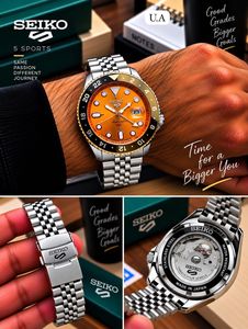 Seiko 5 Sports Automatic Green Dial Watch