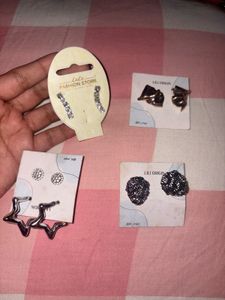 COMBO Trendy Earring Bundle 5 Pair Statement piece