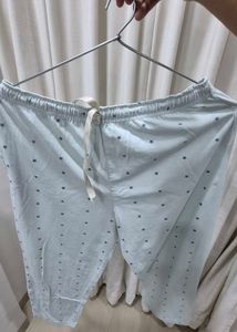 Light Blue Star Print Pajama Pants