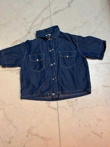 Denim Short Sleeve Shirt