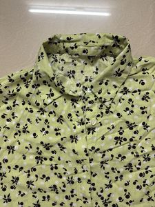 Floral Print Button-Up Tunic