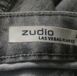 ‧₊˚🖇️✩ y2k Grey Flared Jeans