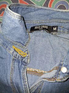 Denim Shirt Dress of Dolce Crudo 1943, M size.
