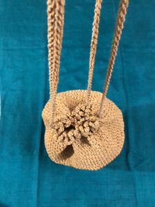 Boho Crochet Shoulder Bag - Potli