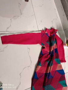 Vibrant Geometric Print Kurta Set