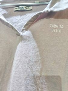 Dare To Begin Sleeveless Polo Top