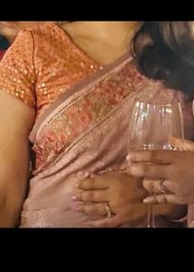 Saree Mauve Color