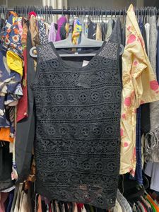 Black Lace Tank Top