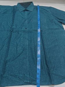 Men's Stylish Teal Printed Shirt