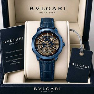 BVLGARI OCTO – SKELETON BLUE LUXURY WITH BOLD ITAL