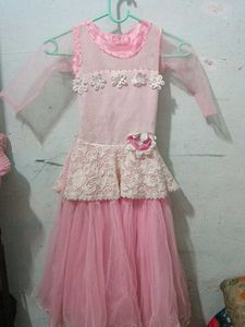 Adorable Pink Lace Dress