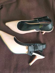 Bow Slingback Heels