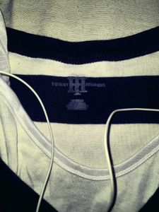 Striped y2k fitted Long Sleeve Top