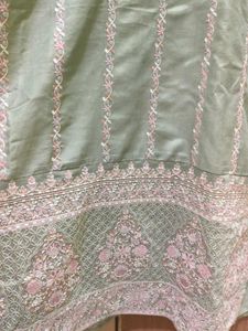 Beautifully Embroidered Green Kurta Pant dupatta s