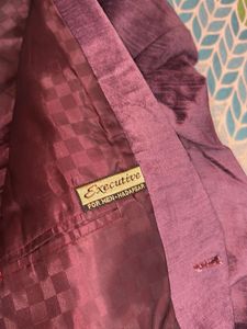 Elegant Purple Men's Blazer
