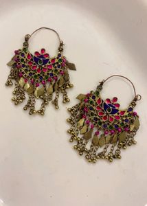 Boho Ethnic Dangle Earrings l Last Pair