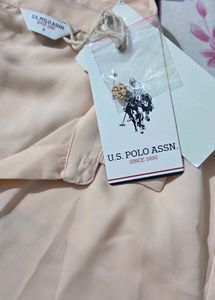 Classic Peach Button-Up Shirt