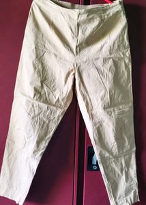 Comfortable Beige Linen Palazzos