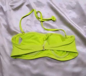 Neon Green Bikini  Bra Panty