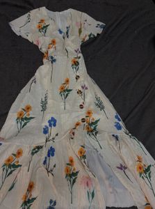 vintage summery unique printed dre