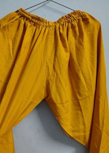 Vibrant Yellow Ethnic Pants plazo bottom women