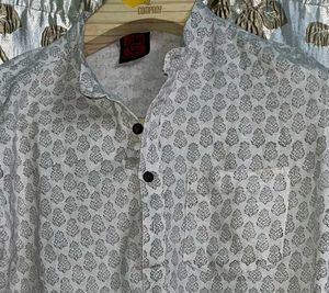 Men's Printed Kurta Shirt