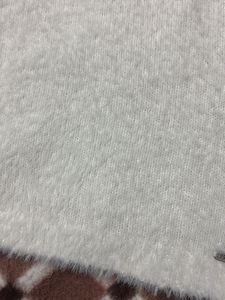Fluffy White Long Sleeve Top