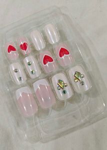 Pink Coquette Press-On Nails Set of 12