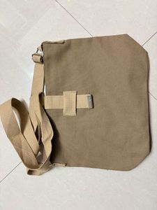 Neutral Canvas Crossbody Bag from Mexico