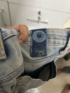 Men's Acid Wash Slim Fit Jeans