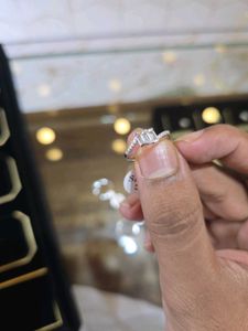 Sparkling Emerald Cut Ring