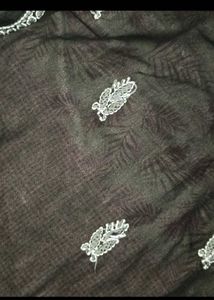 Elegant Black Embroidered Kurta