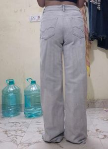 Light Wash Wide Leg Jeans