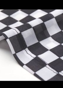 H&amp;M Y2K Checkerboard Crop Top