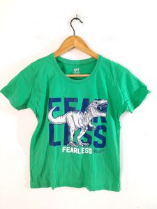 Green Printed T-Shirt (Boy's)
