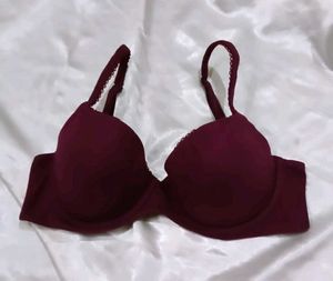 Maroon Padded Bra