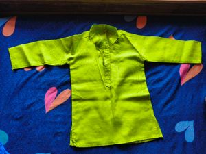 Bright Green Kids Kurta