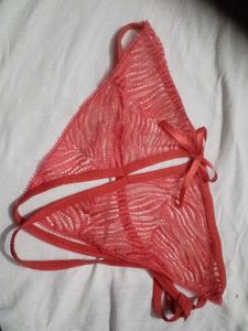 Elegant Lace panty with Bow Bra