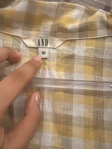 Korean checkered midi dress