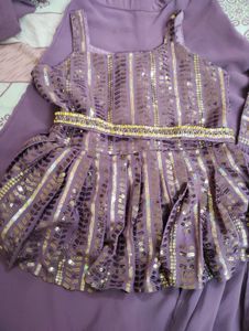 Elegant Purple Kurta Set with Dupatta