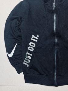 Nike Black "Just Do It" Full Zip Jacket
