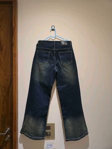 Blue Denim Flare Jeans