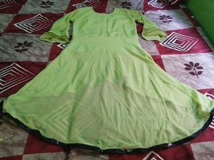 high-low lehenga frock