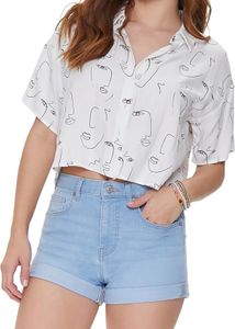 Light Blue Denim Shorts