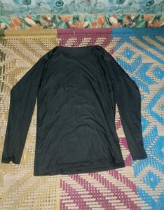 Black Long Sleeve "The V" T-Shirt